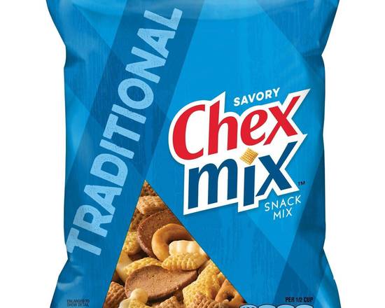 Order Chex Mix Savory Traditional Snack Mix - 3.75oz food online from Trumbull Super Stop store, Trumbull on bringmethat.com
