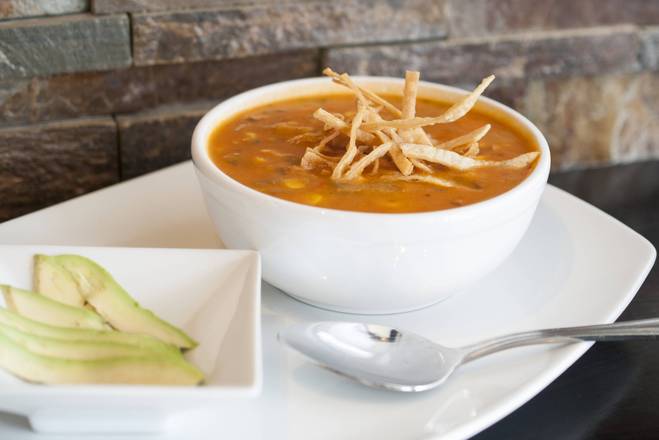 Order Chicken Tortilla Soup (Large) food online from Saba's Grill & Wok store, Houston on bringmethat.com