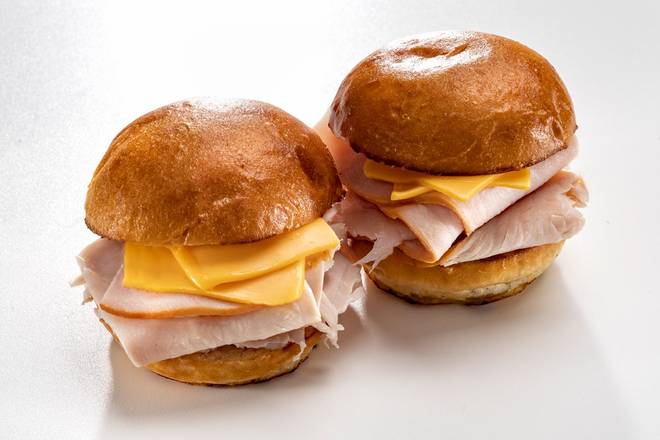 Order Kids Turkey & Cheese Sliders food online from Arooga's Route 11 store, Mechanicsburg on bringmethat.com