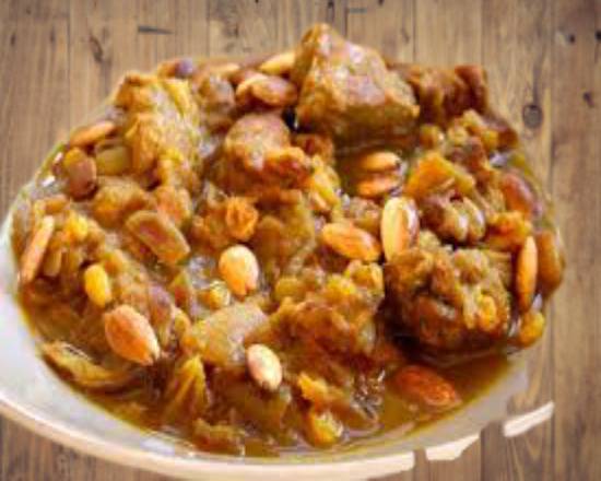Tajine agneau amandes