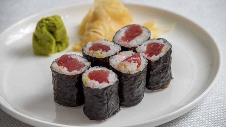 Order 3. Tekka Maki (Tuna Roll 6 Pieces) food online from Sonoda Sushi store, Aurora on bringmethat.com