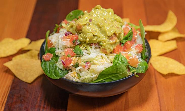 Order Meatless Salad (Chips Included) food online from Xochimex Cantina Grill store, Miami on bringmethat.com