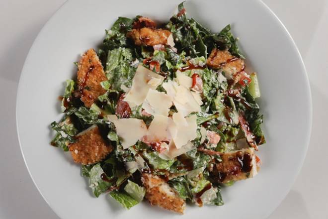 Order PARMESAN-CRUSTED CHICKEN SALAD food online from Macaroni Grill store, Spring on bringmethat.com