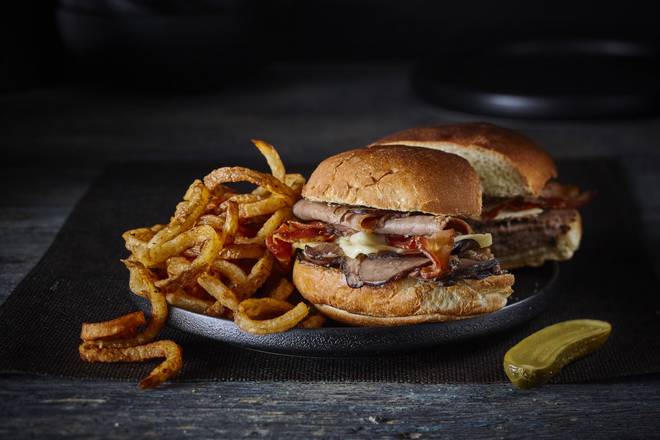 Trio Roast Beef Sandwich Plate