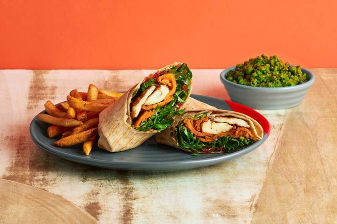 Order Sweet Potato Halloumi Wrap food online from Nando Peri-Peri store, Broad Run on bringmethat.com