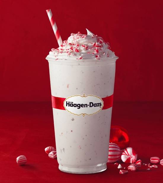 Order Peppermint Bark Shake food online from Haagen Dazs store, Palm Beach Gardens on bringmethat.com