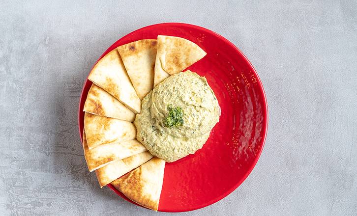 Order Basil Pesto Hummus food online from Zoe Kitchen store, Metairie on bringmethat.com