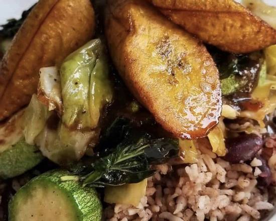 Order Jerk Veggie Bowl food online from Jamaican Kitchen store, Los Angeles on bringmethat.com