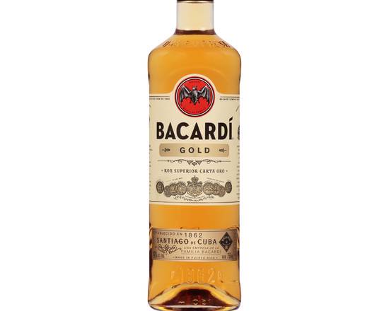 Order Bacardi Gold, 750mL rum (40.0% ABV) food online from Woodbury Wine & Spirits store, ORLANDO on bringmethat.com