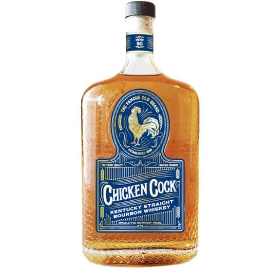 Order Chicken Cock Whiskey 750ML  45% ABV  food online from Princess Liquors store, Port Saint Lucie on bringmethat.com