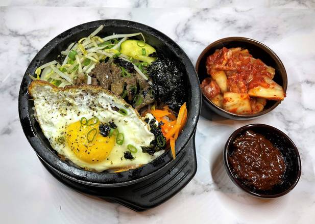 Order Beef Bulgogi Bibimbap food online from Korean BBQ & Rice store, Houston on bringmethat.com
