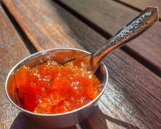 Order Apple Chutney (GF, VEGAN) food online from Ghee Indian Kitchen store, Miami on bringmethat.com