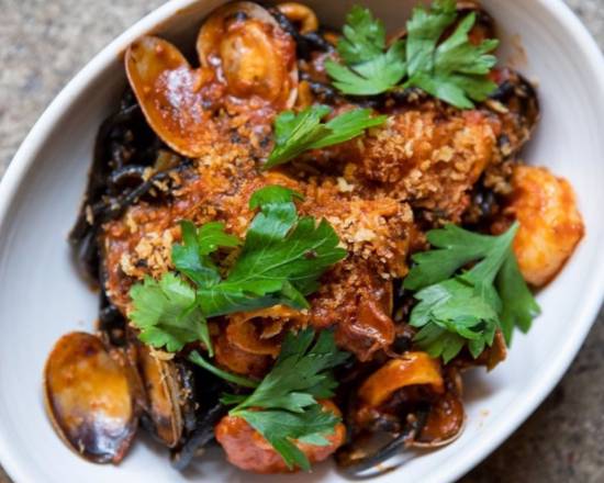 Order Nero Spaghetti food online from Osteria La Buca store, Los Angeles on bringmethat.com