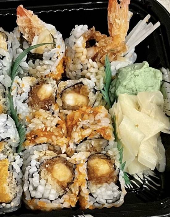 Order Shrimp Tempura Sushi Roll food online from Mizu Sushi and Grill store, Jacksonville on bringmethat.com