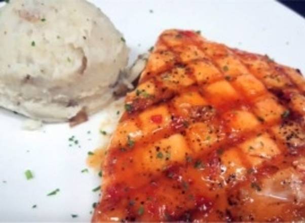 Order SPICY SWEET SALMON food online from Ovation Bistro & Bar-Lakeland store, Lakeland on bringmethat.com