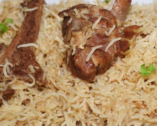 Order Mutton Piloa Rice ( only weekends ) food online from Mezban Restaurant store, Houston on bringmethat.com