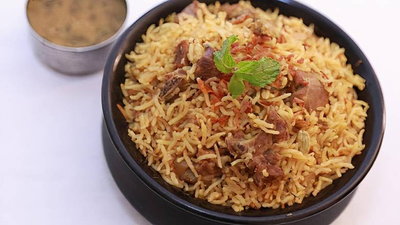 Order Ulavacharu Lamb Biryani food online from Maa Kitchen store, Jacksonville on bringmethat.com