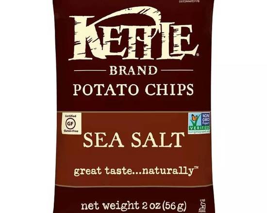 Order Kettle Sea Salt Potato Chips - 2oz food online from Trumbull Super Stop store, Trumbull on bringmethat.com