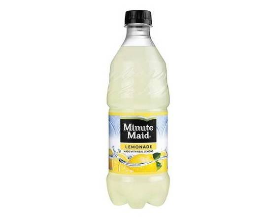Order Minute Maid Lemonade - 20 Fl oz Bottle food online from Trumbull Super Stop store, Trumbull on bringmethat.com