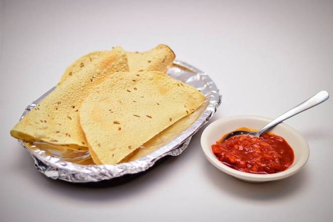 Order Papadum food online from Ahmed Indian Grill And Restaurant store, Orlando on bringmethat.com