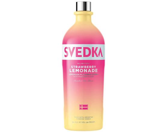 Order Svedka Strawberry Lemonade, 1.75L vodka (35.0% ABV) food online from Woodbury Wine & Spirits store, ORLANDO on bringmethat.com