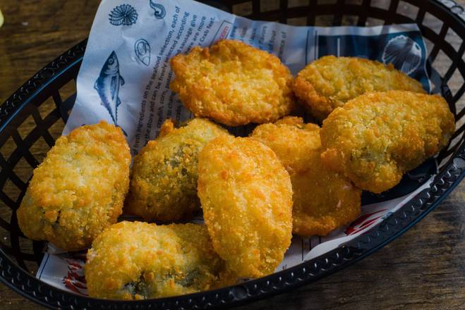 Order Stuffed Jalapenos (8 pcs) food online from Crab Du Jour store, Wilson on bringmethat.com