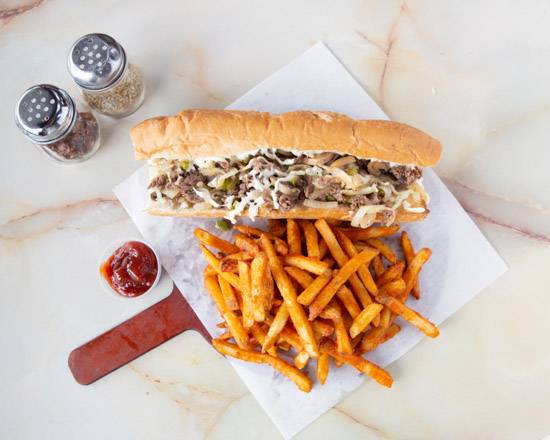 Order Philly Cheese Steak Po Boy and  Sandwich food online from Kenner's Pizza store, Kenner on bringmethat.com