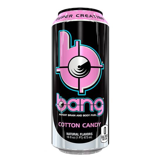 Order Bang Cotton Candy 16oz food online from Casey store, Omaha on bringmethat.com