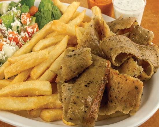 Order Gyro Jojo food online from Dlara Mediterranean Grill store, Auburn on bringmethat.com