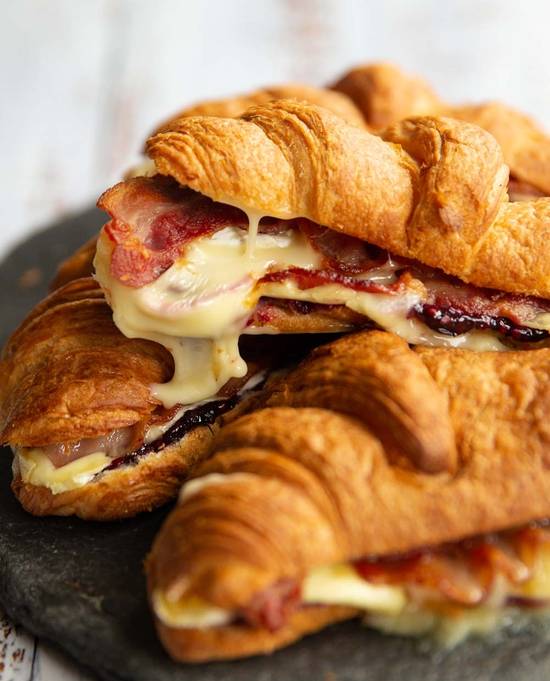 Order BACON & SWISS CHEESE CROISSANT food online from Amore Pizzeria store, Clearwater on bringmethat.com