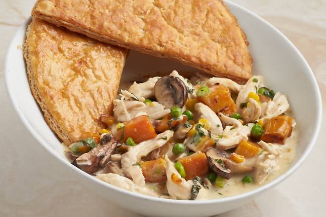 Order Allen Farms Roasted Chicken Pot Pie food online from Silver Diner - Fairfax store, Fairfax on bringmethat.com