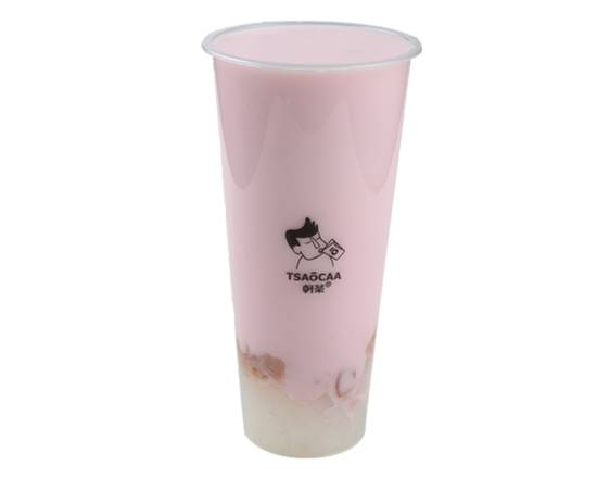 Order Lychee Milk Tea food online from Tsaocaa store, Philadelphia on bringmethat.com