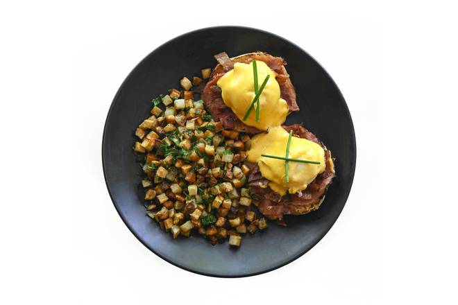 Order Blu Jam Benedict food online from Blu Jam Café store, Tarzana on bringmethat.com