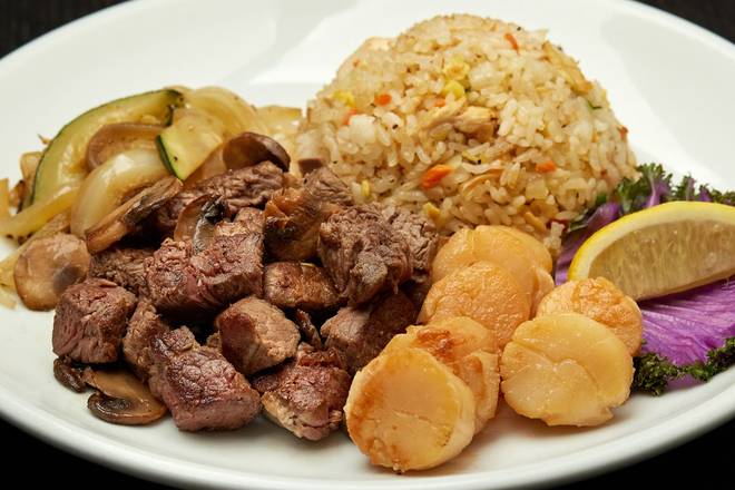 Order FILET MIGNON & SCALLOPS food online from Ikura Sushi Lounge store, Coral Gables on bringmethat.com