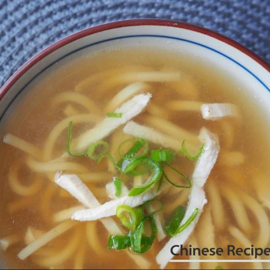 Order 19. Chicken Noodles or Rice Soup food online from Excel Chinese Restaurant store, South Chesterfield on bringmethat.com