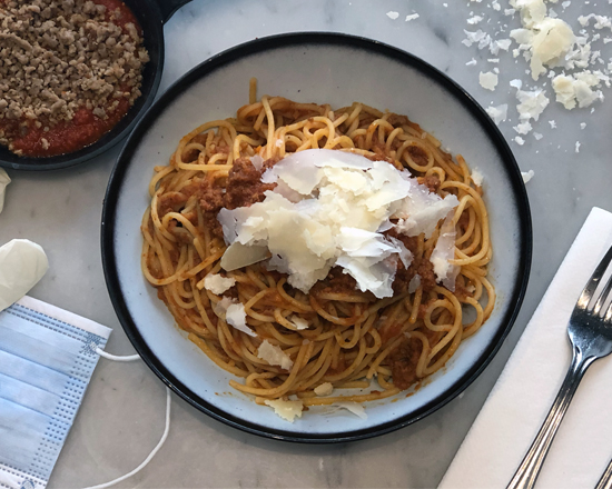 Pâtes à la bolognaise