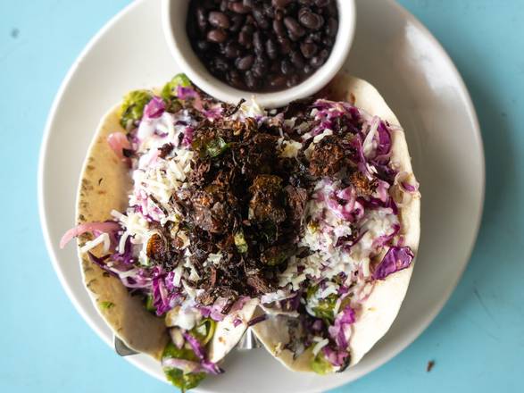 Order Vegetarian Tacos food online from Dish Society store, Houston on bringmethat.com