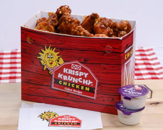 Order Buffalo Wings - 40 Wings food online from Krispy Krunchy Chicken store, Doraville on bringmethat.com