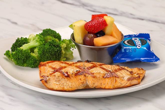 Order Kids Wood Grilled Salmon food online from Firebirds Wood Fired Grill store, Chattanooga on bringmethat.com