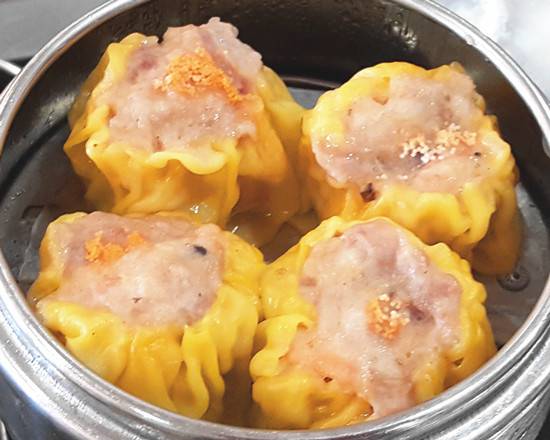 Order Shao Mai (4pcs) 烧卖 food online from Jin Ding Restaurant store, Bryn Mawr on bringmethat.com