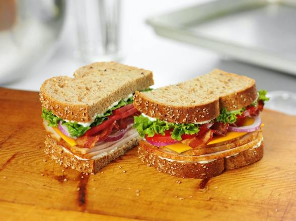 Order Turkey Bacon Ranch Sandwich food online from Honey Baked Ham store, Clarksburg on bringmethat.com