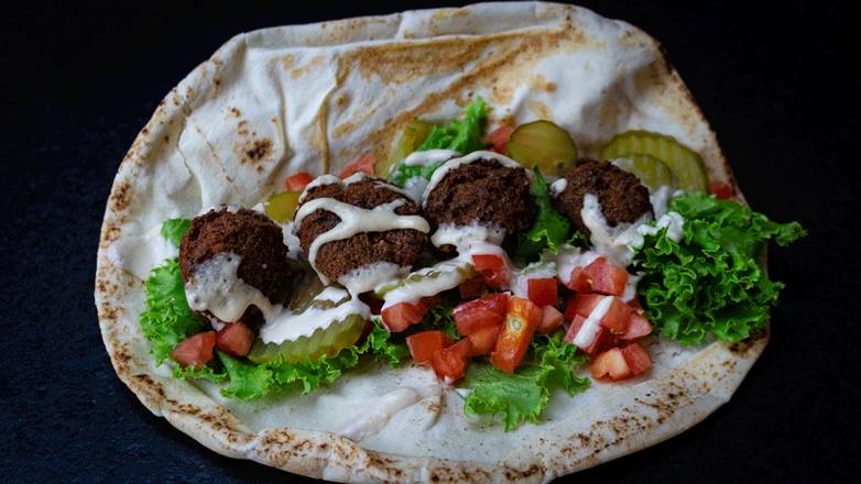 Order Falafel food online from Pinky's Westside Grill store, Charlotte on bringmethat.com