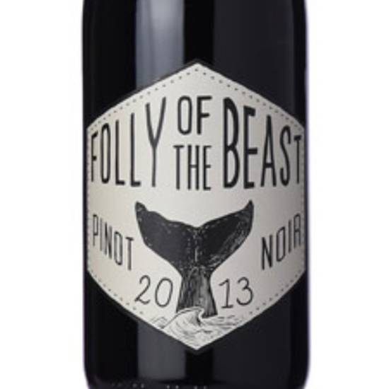 Order FOLLY OF THE BEAST PINOT NOIR 750ML 13.6% ABV  food online from Princess Liquors store, Port Saint Lucie on bringmethat.com