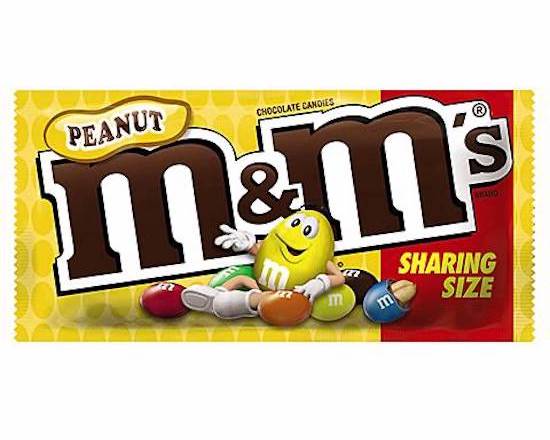 Order M&M Peanut Sharing Size 3.27oz food online from George's Market store, San Francisco on bringmethat.com