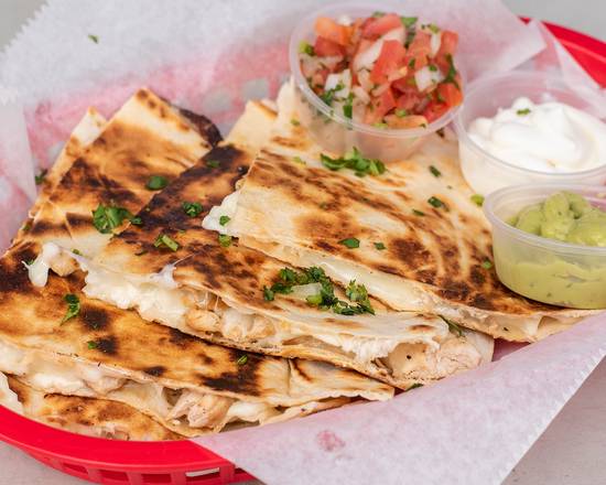 Order Cheese Quesadilla food online from Taco Shop Mexican Grill store, Miami Lakes on bringmethat.com