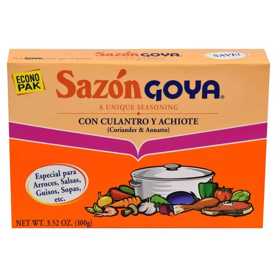 Order Goya Sason Coriander & Annatto Seasoning 1.41oz food online from Everyday Needs by Gopuff store, Tampa on bringmethat.com