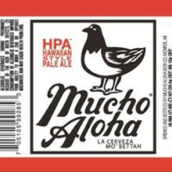 Order Mucho Aloha Hpa Hawaiian Style Pale food online from The Village Store store, San Diego on bringmethat.com