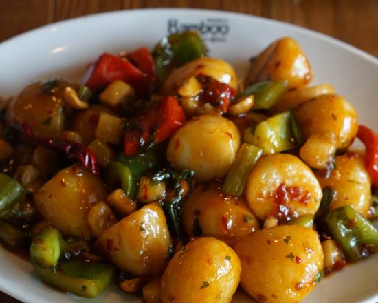 Order Kung Pao Potatoes food online from Inchin Bamboo Garden store, San Ramon on bringmethat.com