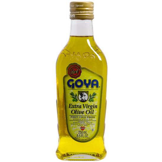 Order Goya Extra Virgin Olive Oil 8.5oz food online from Everyday Needs by Gopuff store, Baton Rouge on bringmethat.com