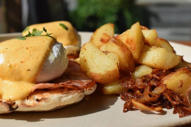 Order Eggs Benedict food online from Miriam Restaurant store, New York on bringmethat.com
